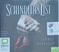 Schindler's List written by Thomas Keneally performed by Humphrey Bower on MP3 CD (Unabridged)